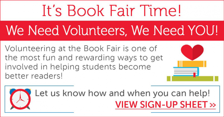Volunteers needed for the Book Fair
