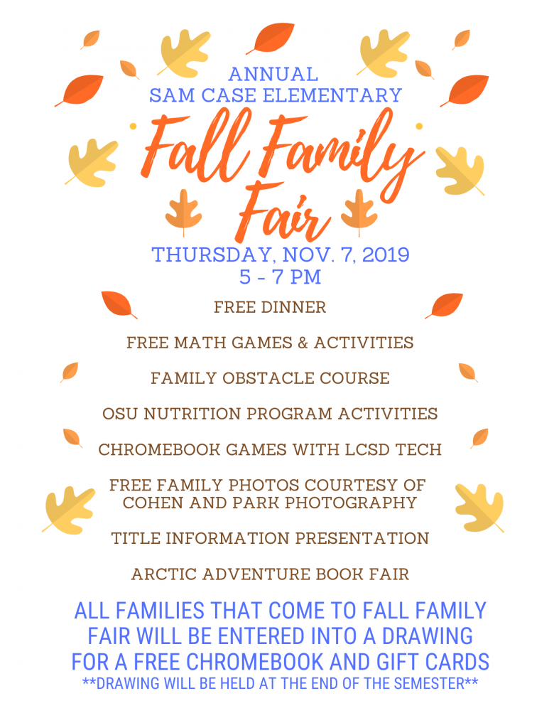 Fall Family Fair November 7th