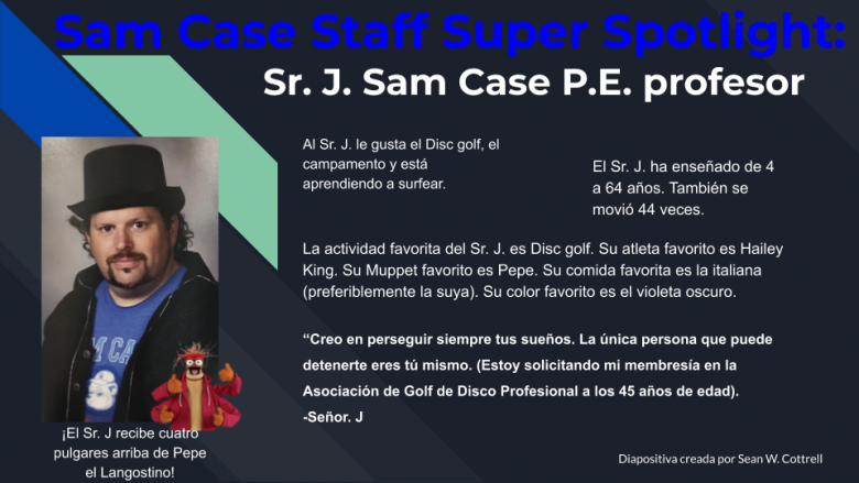 Sam Case Staff Super Spotlight
