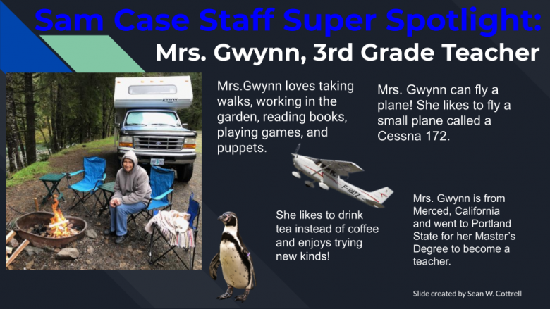 Staff Spotlight Mrs. Gwynn