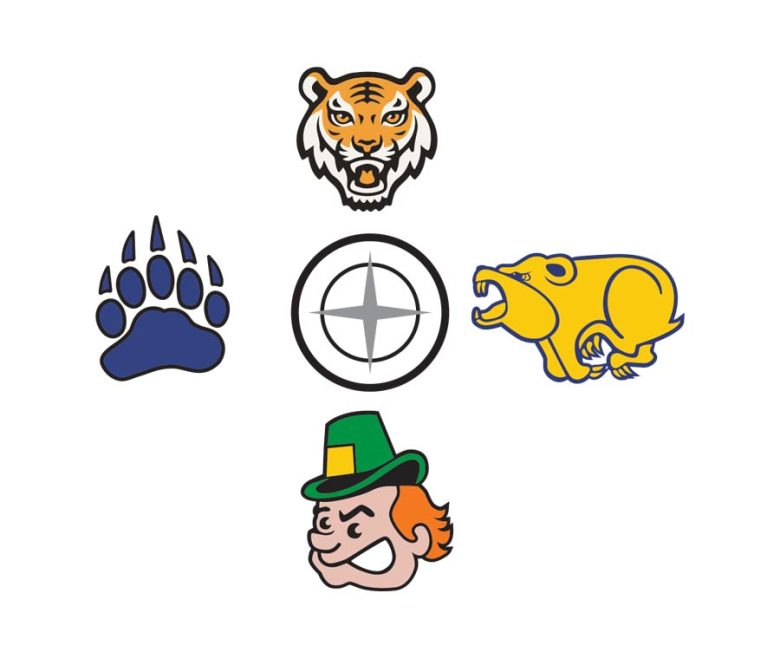 school logos compass